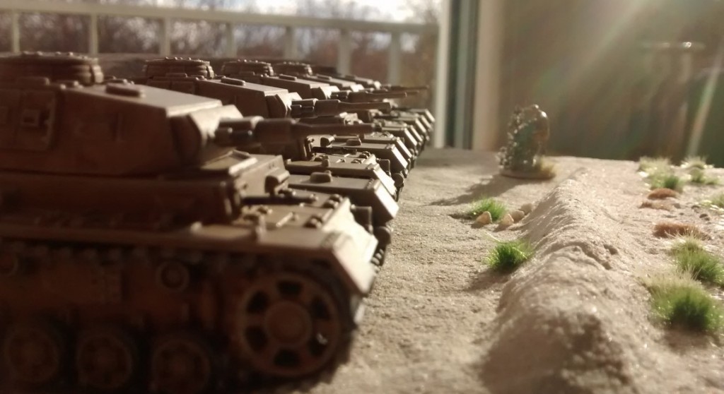 Und nochmal von der Seite... Kein Panzer III Ausf. M, aber einige nette Geschwister...